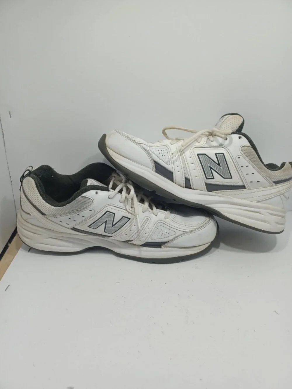 New Balance Mens 409 White Casual Shoes Sneakers Size 12 % Dad Shoes